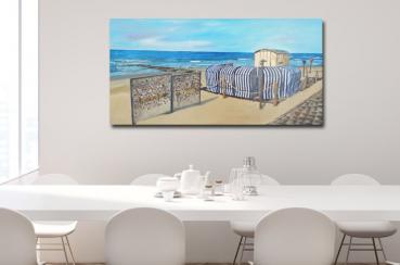 Buy hand-painted oil paintings online - Norderney Strand-Standesamt